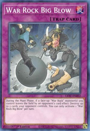 War Rock Big Blow (LIOV-EN092) - Lightning Overdrive 1st Edition - Premium Yugioh Single from Konami - Just $0.25! Shop now at Game Crave Tournament Store