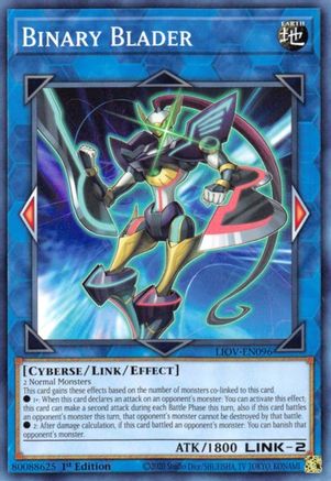 Binary Blader (LIOV-EN096) - Lightning Overdrive 1st Edition - Premium Yugioh Single from Konami - Just $0.25! Shop now at Game Crave Tournament Store