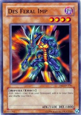 Des Feral Imp (DR1-EN176) - Dark Revelation Volume 1 Unlimited - Premium Yugioh Single from Konami - Just $0.25! Shop now at Game Crave Tournament Store