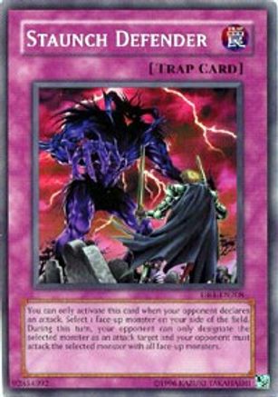 Staunch Defender (DR1-EN208) - Dark Revelation Volume 1 Unlimited - Premium Yugioh Single from Konami - Just $0.26! Shop now at Game Crave Tournament Store