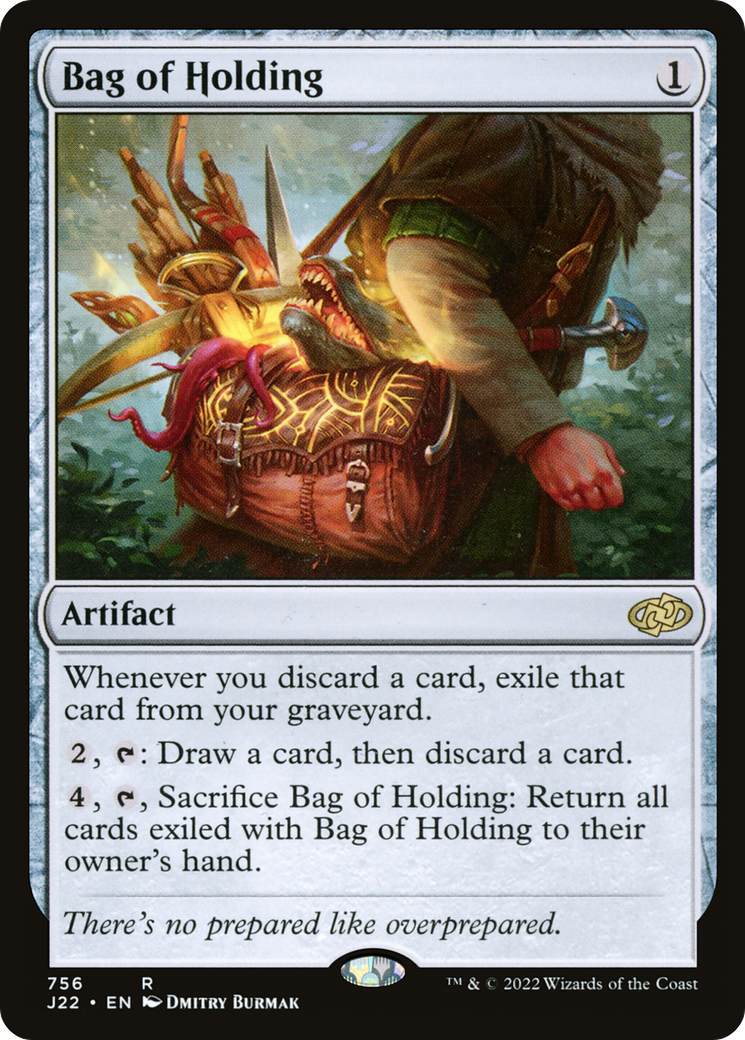 Bag of Holding (J22-756) - Jumpstart 2022 - Premium MTG Single from Wizards of the Coast - Just $0.08! Shop now at Game Crave Tournament Store