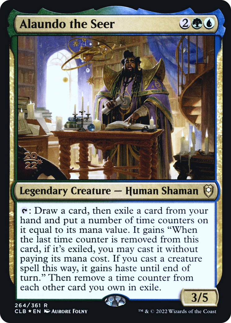 Alaundo the Seer (PCLB-264S) - Battle for Baldur's Gate Promos Foil - Premium MTG Single from Wizards of the Coast - Just $0.31! Shop now at Game Crave Tournament Store