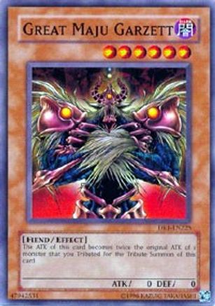 Great Maju Garzett (DR1-EN225) - Dark Revelation Volume 1 Unlimited - Premium Yugioh Single from Konami - Just $0.90! Shop now at Game Crave Tournament Store