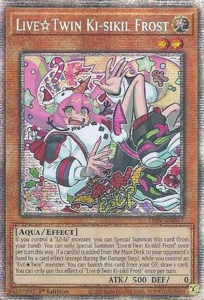 Live Twin Ki-sikil Frost (Starlight Rare) (LIOV-EN017) - Lightning Overdrive 1st Edition - Premium Yugioh Single from Konami - Just $191.42! Shop now at Game Crave Tournament Store