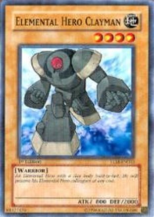 Elemental Hero Clayman (TLM-EN003) - The Lost Millennium 1st Edition - Premium Yugioh Single from Konami - Just $0.37! Shop now at Game Crave Tournament Store