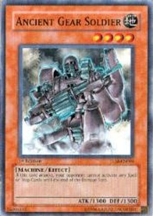 Ancient Gear Soldier (TLM-EN008) - The Lost Millennium Unlimited - Premium Yugioh Single from Konami - Just $0.25! Shop now at Game Crave Tournament Store