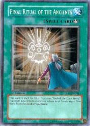 Final Ritual of the Ancients (TLM-EN044) - The Lost Millennium 1st Edition - Premium Yugioh Single from Konami - Just $0.25! Shop now at Game Crave Tournament Store
