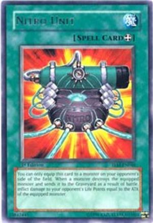 Nitro Unit (TLM-EN046) - The Lost Millennium Unlimited - Premium Yugioh Single from Konami - Just $0.25! Shop now at Game Crave Tournament Store