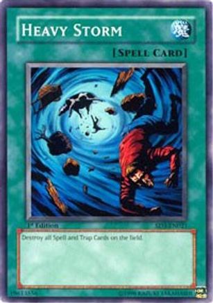 Heavy Storm (SD3-EN021) - Structure Deck: Blaze of Destruction 1st Edition - Premium Yugioh Single from Konami - Just $1.65! Shop now at Game Crave Tournament Store