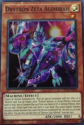 Drytron Zeta Aldhibah (OP16-EN012) - OTS Tournament Pack 16 Unlimited - Premium Yugioh Single from Konami - Just $0.26! Shop now at Game Crave Tournament Store