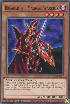 Breaker the Magical Warrior (EGS1-EN007) - Egyptian God Deck: Slifer the Sky Dragon 1st Edition - Premium Yugioh Single from Konami - Just $0.29! Shop now at Game Crave Tournament Store