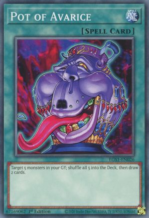 Pot of Avarice (EGS1-EN026) - Egyptian God Deck: Slifer the Sky Dragon Unlimited - Premium Yugioh Single from Konami - Just $0.59! Shop now at Game Crave Tournament Store
