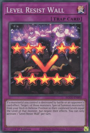 Game Crave Tournament Store - Level Resist Wall (EGO1-EN005) - Egyptian God Deck: Obelisk the Tormentor 1st Edition Game Crave Tournament Store - Level Resist Wall (EGO1-EN005) - Egyptian God Deck: Obelisk the Tormentor 1st Edition