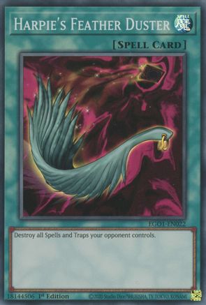 Harpie's Feather Duster (EGO1-EN022) - Egyptian God Deck: Obelisk the Tormentor Unlimited - Premium Yugioh Single from Konami - Just $2.48! Shop now at Game Crave Tournament Store