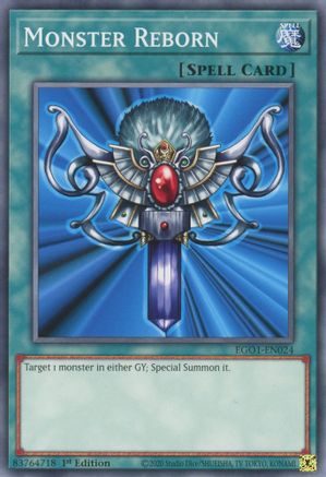 Monster Reborn (EGO1-EN024) - Egyptian God Deck: Obelisk the Tormentor Unlimited - Premium Yugioh Single from Konami - Just $0.26! Shop now at Game Crave Tournament Store