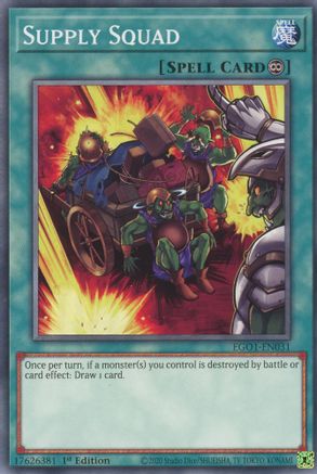 Supply Squad (EGO1-EN031) - Egyptian God Deck: Obelisk the Tormentor Unlimited - Premium Yugioh Single from Konami - Just $0.25! Shop now at Game Crave Tournament Store