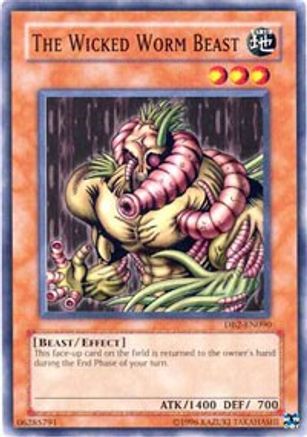 The Wicked Worm Beast (DB2-EN090) - Dark Beginning 2 Unlimited - Premium Yugioh Single from Konami - Just $0.12! Shop now at Game Crave Tournament Store
