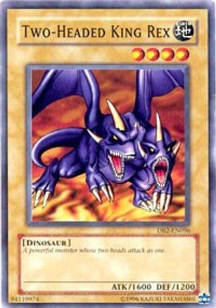 Two-Headed King Rex (DB2-EN096) - Dark Beginning 2 Unlimited - Premium Yugioh Single from Konami - Just $0.78! Shop now at Game Crave Tournament Store