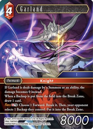 Garland (OPUS XIV: CRYSTAL ABYSS) Foil - Premium Final Fantasy Single from Opus XIV: Crystal Abyss - Just $18.22! Shop now at Game Crave Tournament Store