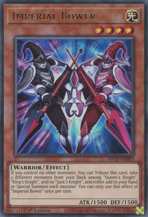 Imperial Bower (KICO-EN003) - King's Court 1st Edition - Premium Yugioh Single from Konami - Just $2.82! Shop now at Game Crave Tournament Store