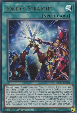 Joker's Straight (KICO-EN004) - King's Court 1st Edition - Premium Yugioh Single from Konami - Just $9.22! Shop now at Game Crave Tournament Store