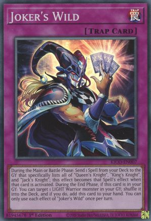 Joker's Wild (KICO-EN007) - King's Court 1st Edition - Premium Yugioh Single from Konami - Just $0.24! Shop now at Game Crave Tournament Store