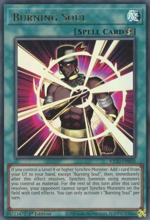 Burning Soul (KICO-EN020) - King's Court 1st Edition - Premium Yugioh Single from Konami - Just $0.26! Shop now at Game Crave Tournament Store