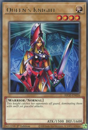 Queen's Knight (KICO-EN026) - King's Court 1st Edition - Premium Yugioh Single from Konami - Just $0.25! Shop now at Game Crave Tournament Store