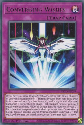 Converging Wishes (KICO-EN059) - King's Court 1st Edition - Premium Yugioh Single from Konami - Just $0.25! Shop now at Game Crave Tournament Store