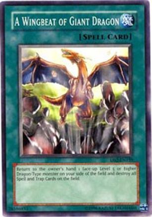 A Wingbeat of Giant Dragon (DB2-EN159) - Dark Beginning 2 Unlimited - Premium Yugioh Single from Konami - Just $0.25! Shop now at Game Crave Tournament Store