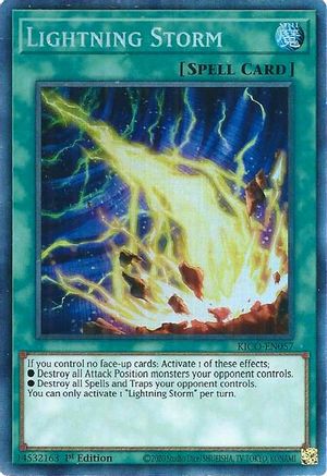 Lightning Storm (CR) (KICO-EN057) - King's Court 1st Edition - Premium Yugioh Single from Konami - Just $13.55! Shop now at Game Crave Tournament Store