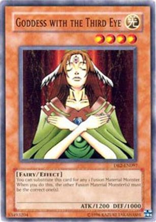 Goddess with the Third Eye (DB2-EN097) - Dark Beginning 2 Unlimited - Premium Yugioh Single from Konami - Just $0.69! Shop now at Game Crave Tournament Store