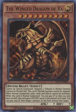 The Winged Dragon of Ra (Ultra Pharaoh's Rare) (KICO-EN065) - King's Court 1st Edition - Premium Yugioh Single from Konami - Just $29.86! Shop now at Game Crave Tournament Store