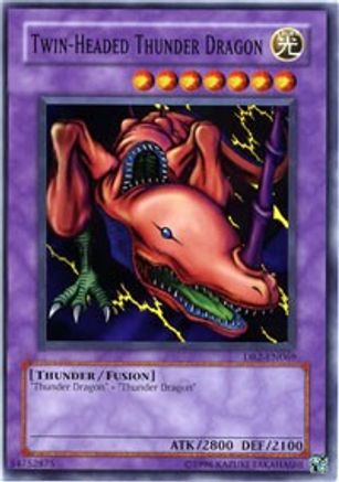 Twin-Headed Thunder Dragon (DB2-EN069) - Dark Beginning 2 Unlimited - Premium Yugioh Single from Konami - Just $1.18! Shop now at Game Crave Tournament Store