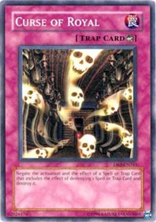 Curse of Royal (DB2-EN241) - Dark Beginning 2 Unlimited - Premium Yugioh Single from Konami - Just $0.36! Shop now at Game Crave Tournament Store