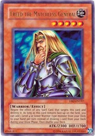 Freed the Matchless General (DB2-EN137) - Dark Beginning 2 Unlimited - Premium Yugioh Single from Konami - Just $0.40! Shop now at Game Crave Tournament Store