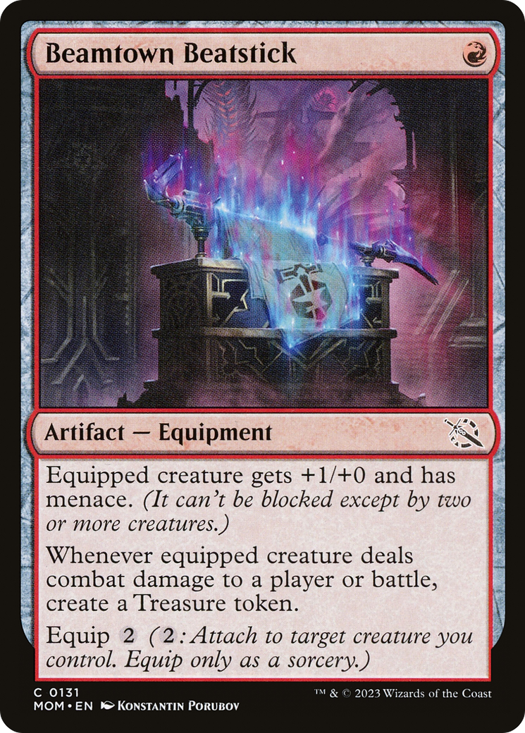 Beamtown Beatstick (MOM-131) - March of the Machine - Premium MTG Single from Wizards of the Coast - Just $0.08! Shop now at Game Crave Tournament Store