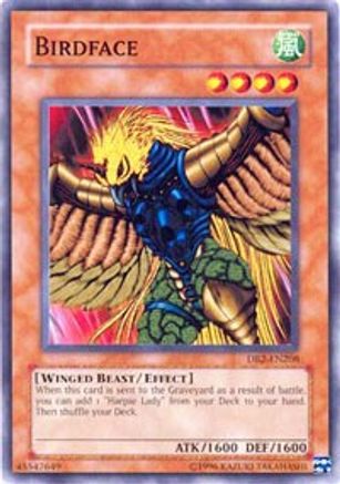 Birdface (DB2-EN208) - Dark Beginning 2 Unlimited - Premium Yugioh Single from Konami - Just $0.42! Shop now at Game Crave Tournament Store