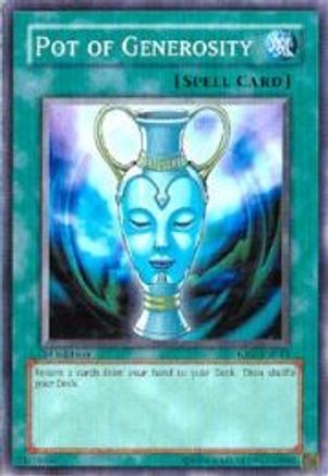 Pot of Generosity (CRV-EN043) - Cybernetic Revolution Unlimited - Premium Yugioh Single from Konami - Just $0.25! Shop now at Game Crave Tournament Store