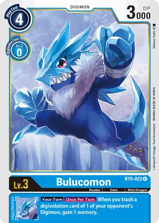 Bulucomon (BT5-022) - Battle of Omni - Premium Digimon Single from Bandai - Just $0.35! Shop now at Game Crave Tournament Store