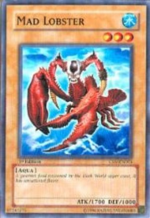 Mad Lobster (CRV-EN003) - Cybernetic Revolution Unlimited - Premium Yugioh Single from Konami - Just $0.08! Shop now at Game Crave Tournament Store