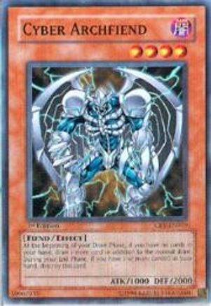 Cyber Archfiend (CRV-EN019) - Cybernetic Revolution 1st Edition - Premium Yugioh Single from Konami - Just $0.25! Shop now at Game Crave Tournament Store