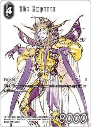 The Emperor (Full Art Reprint) (OPUS XIV: CRYSTAL ABYSS) Foil - Premium Final Fantasy Single from Opus XIV: Crystal Abyss - Just $29.35! Shop now at Game Crave Tournament Store