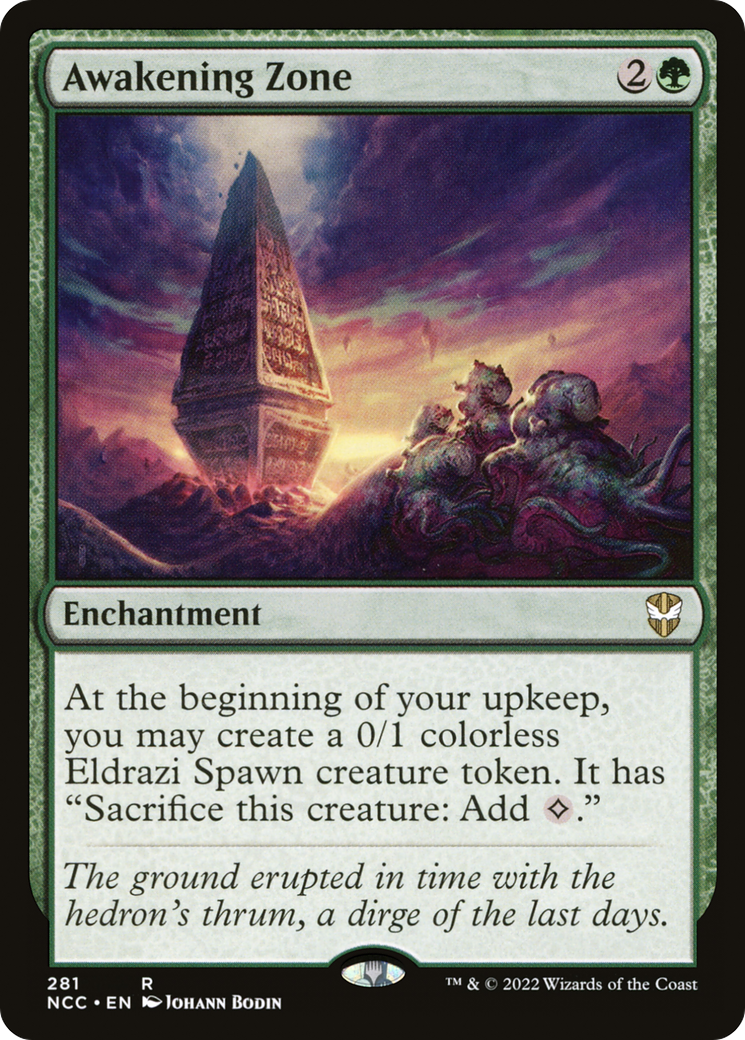 Awakening Zone (NCC-281) - New Capenna Commander - Premium MTG Single from Wizards of the Coast - Just $0.83! Shop now at Game Crave Tournament Store