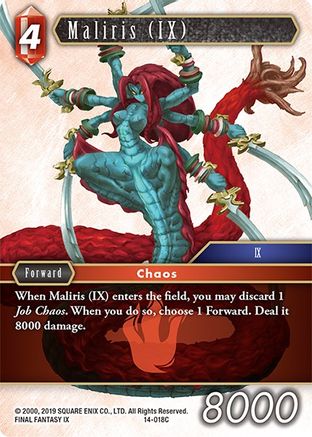 Maliris (IX) (OPUS XIV: CRYSTAL ABYSS) - Premium Final Fantasy Single from Opus XIV: Crystal Abyss - Just $0.25! Shop now at Game Crave Tournament Store