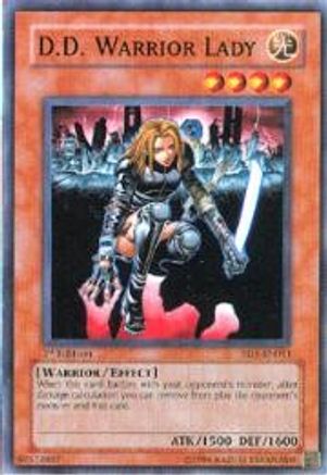 D.D. Warrior Lady (SD5-EN011) - Structure Deck: Warrior's Triumph 1st Edition - Premium Yugioh Single from Konami - Just $0.56! Shop now at Game Crave Tournament Store