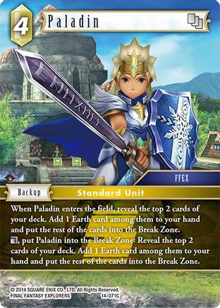 Paladin (OPUS XIV: CRYSTAL ABYSS) Foil - Premium Final Fantasy Single from Opus XIV: Crystal Abyss - Just $0.25! Shop now at Game Crave Tournament Store