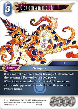 Octomammoth (OPUS XIV: CRYSTAL ABYSS) Foil - Premium Final Fantasy Single from Opus XIV: Crystal Abyss - Just $1.44! Shop now at Game Crave Tournament Store