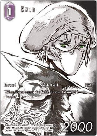 Ewen (Full Art) (OPUS XIV: CRYSTAL ABYSS) Foil - Premium Final Fantasy Single from Opus XIV: Crystal Abyss - Just $6.17! Shop now at Game Crave Tournament Store