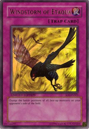 Windstorm of Etaqua (EU) (SOI-ENSE3) - Shadow of Infinity Limited - Premium Yugioh Single from Konami - Just $1.92! Shop now at Game Crave Tournament Store
